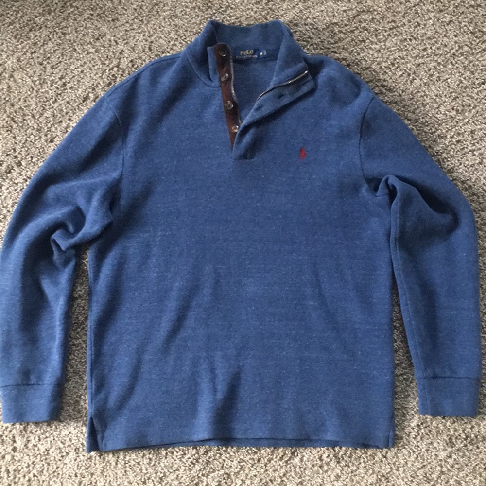 Polo Ralph Lauren Quarter Zip/Button Sweater